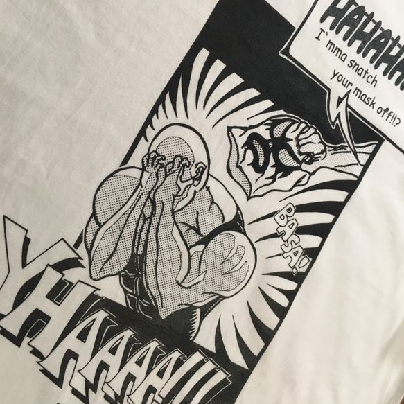 プロレス デザイン Tシャツ /  MASK Tシャツ 2枚目の画像