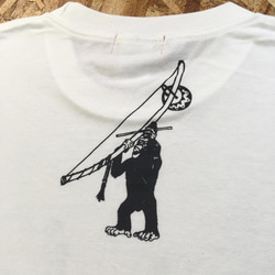 カポエラ デザイン Tシャツ/ カポエラ 進化論 Tシャツ 4枚目の画像