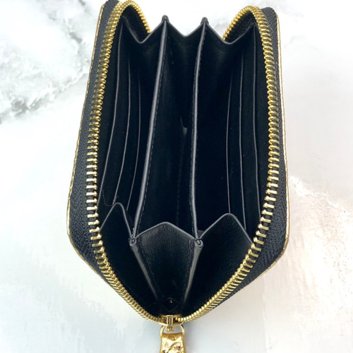 ◇◇ 金運アップ！ パイソン 本革 財布 ゴールド メンズ