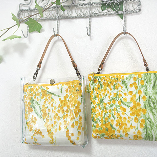 ◇保冷ポーチに見えないひんやりポーチ・ミニ◇ミモザ◇保冷or通常