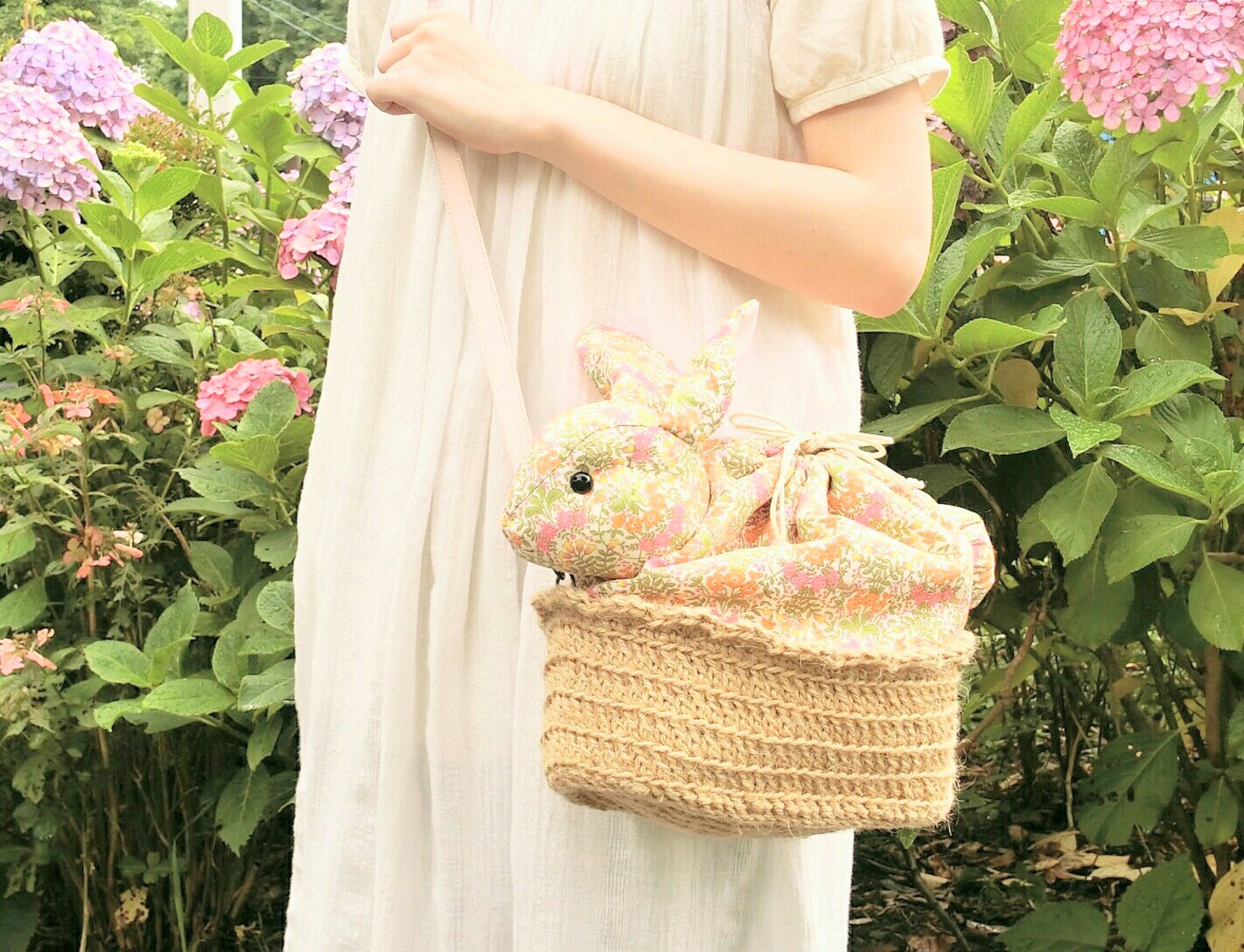 ハンドメイドショルダーバッグ☆ うさぎ☆ 匿名配送ページです♪ うさぎちゃんのショルダーバッグの通販 by ♡にゃむのお部屋