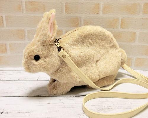 いちごみるく仔うさぎバッグ うさぎ ぬいぐるみ バッグ入り キュート販売 CUTE お出かけ