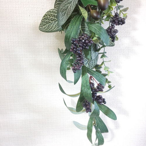 専用＊オリーブ＆ブルーベリー フェイクスワッグ 【公式通販】