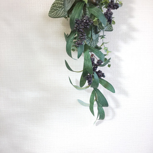 専用＊オリーブ＆ブルーベリー フェイクスワッグ 【公式通販】