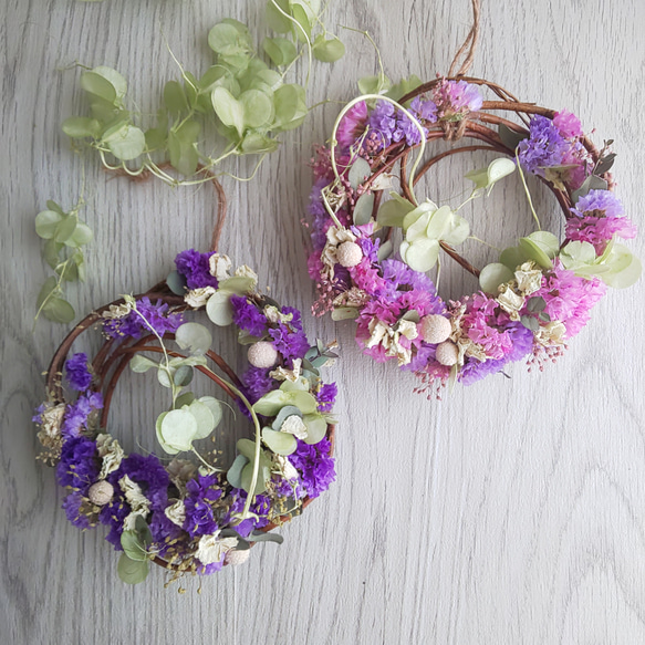 専用＊くすみカラーあじさい ドライ＆プリザ タペストリー 【公式通販】