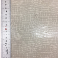 [カット販売]　フェイクレザー生地　ビンテージクロコ柄　ワニ柄　エンボス　合成皮革　合皮　日本製 9枚目の画像