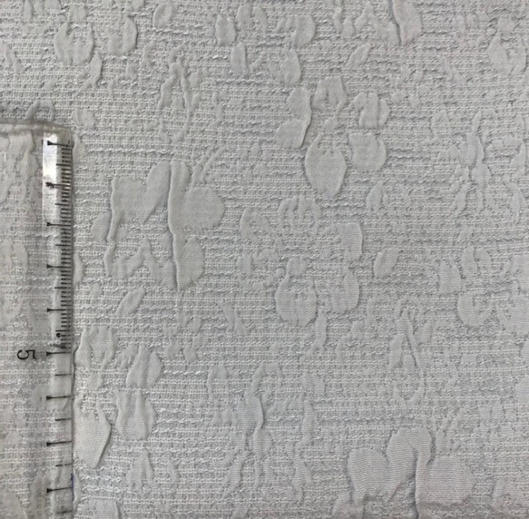[カット販売]レーヨンジャガード生地　花柄　エンボス　織物　日本製　ハンドメイドクラフト生地　 5枚目の画像