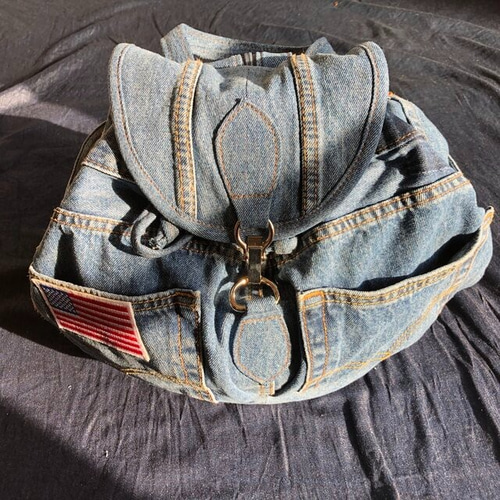期間限定SALE！！！手作りデニム リメイク バックパック