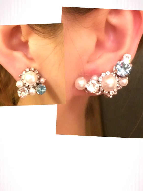 スワロフスキー イヤーカフ セット☆ イヤーカフ 二児のママなああつ  