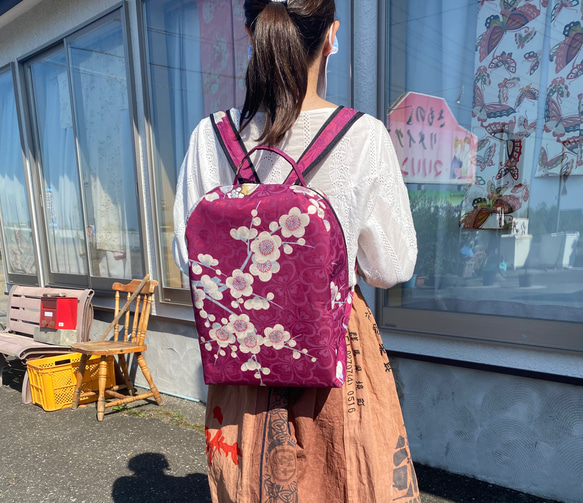 着物リメイクリュック