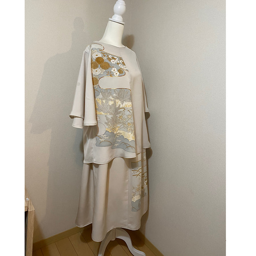 着物リメイク　オーダーメイド品　アンティーク オーダーメイド】生地持ち込みOK！ 着物リメイクセットアップ