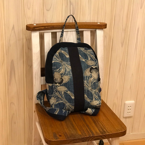 今話題のアイテムを オーダーメイド】古布・藍染・絣 世界に一つの着物リメイク リュック・バックパック