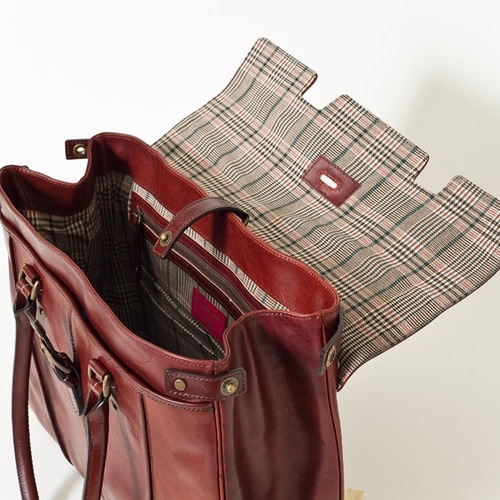 UNISON DEPT.　レザーバッグ　ヌメ革　トートバッグ UNISON DEPT. レザーバッグ ヌメ革 トートバッグ