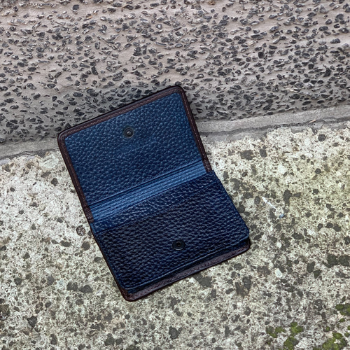 藍染革 名刺入れ】UNISON DEPT. AI Name Card Case （アイ