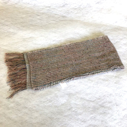【SOLD】手織り 機織りマフラー、ショール、ストール 7枚目の画像