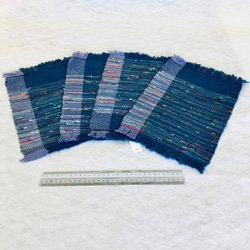 機織り手織りテーブルクロス　テーブルセンター　一枚 3枚目の画像