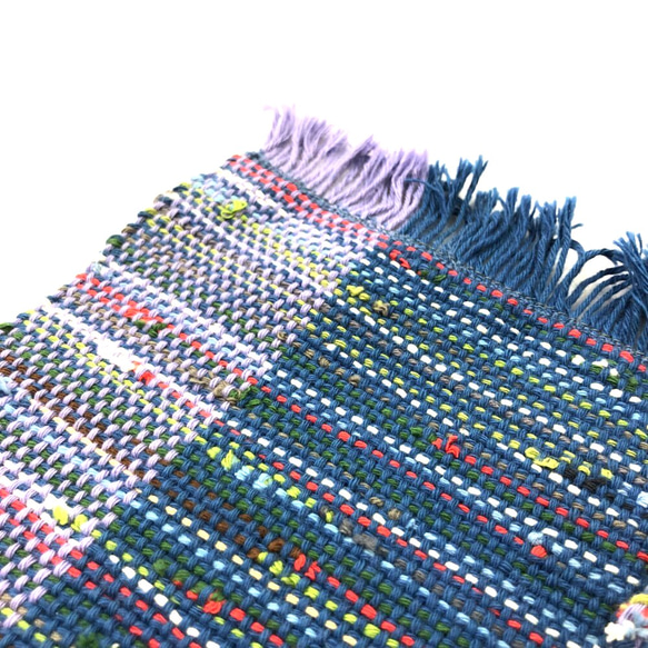 機織り手織りテーブルクロス　テーブルセンター　一枚 7枚目の画像