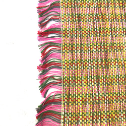 機織り手織り テーブルクロス敷物 3枚目の画像