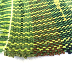 機織り手織り テーブルクロス敷物 2枚目の画像