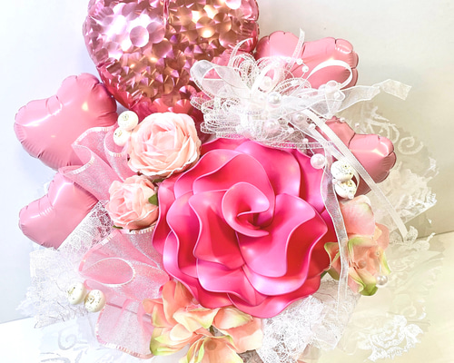 カタログ掲載品】バルーンフラワーミニアレンジ バルーンアレンジ