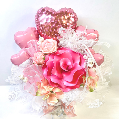 バルーンアレンジ　贈り物　フラワーアレンジ カタログ掲載品】バルーンフラワーミニアレンジ バルーンアレンジ