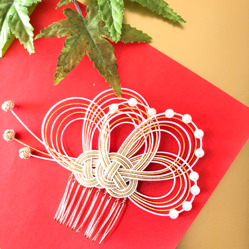 水引 髪飾り 瑞鳥 留袖 結婚式 かんざし HANAMUSUBI 通販 10219666