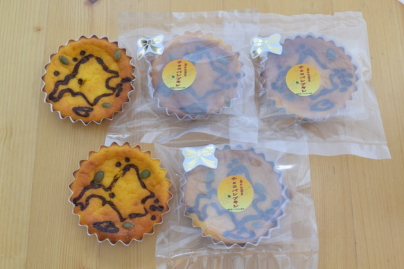 北海道恵庭市特産エビスかぼちゃのベイクドチーズケーキ、チョコパンプキン5個セット 3枚目の画像