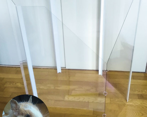 デグー 、チンチラ透明サークル（高さ：約91cm）部屋んぽ フェンス