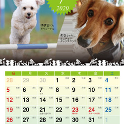 2020年 犬づくし卓上カレンダー 9枚目の画像