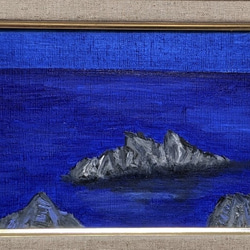 軍艦岩 油彩画原画 絵画 yko 通販 10254907｜Creema(クリーマ)