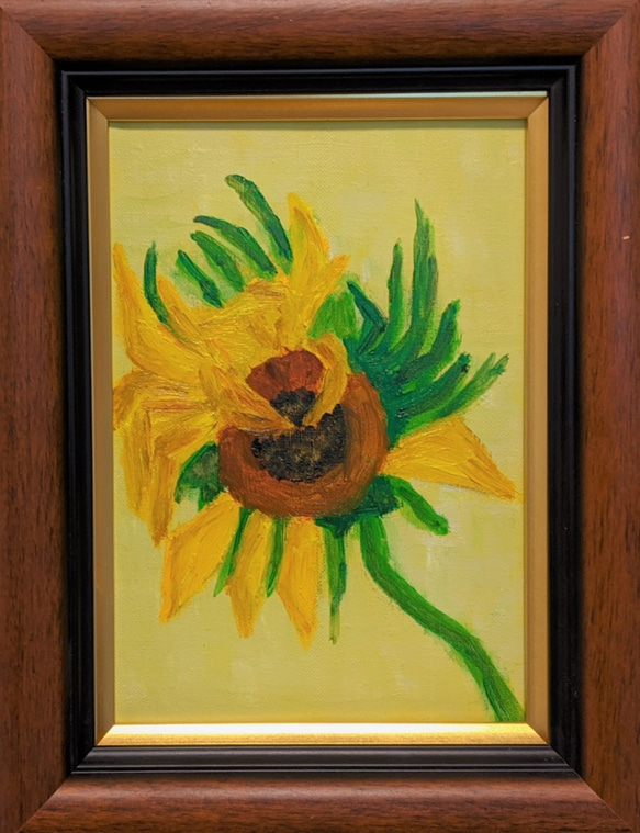 ゴッホひまわりC 油彩画原画 絵画 yko 通販 10536924｜Creema