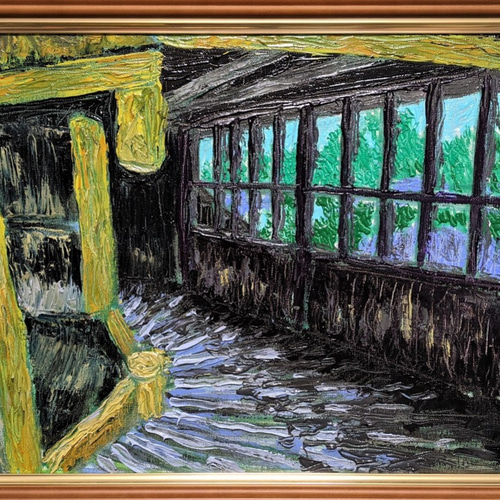 絵画 油彩画 額装品 ◇絵画◇ 油彩画 K.fujii 額装 額縁 油絵 静物