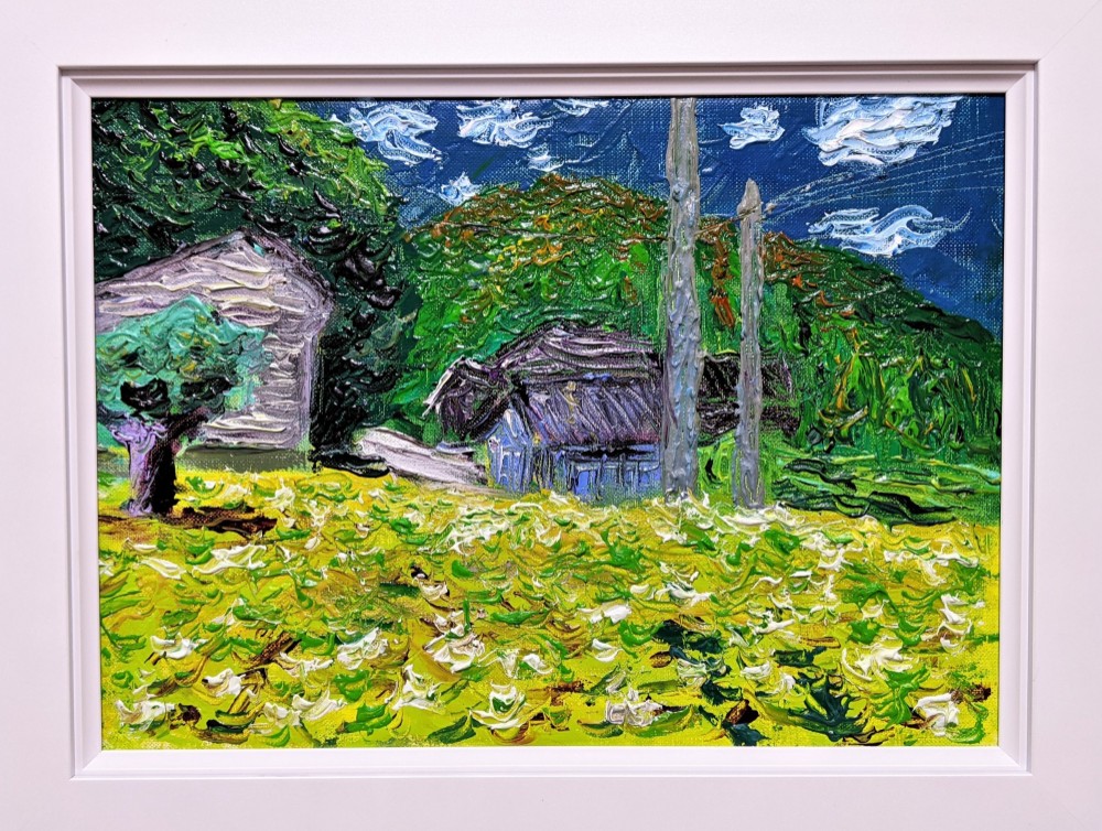 油彩画　「　花　かご　」　原画　F6 油彩画 「 花 かご 」 原画 F6 楽天市場】油彩画 F6号 千賀節子