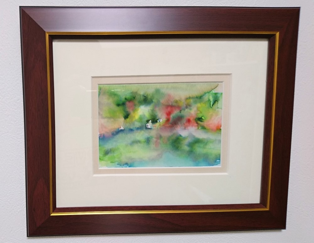 徳島の海 油絵 原画 作家本人出品
