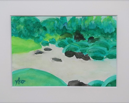 【水彩画・原画】炎のように 水彩画・原画】炎のように 水彩画・原画】炎のように