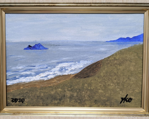 油絵 額装「ときめき」SM 原画