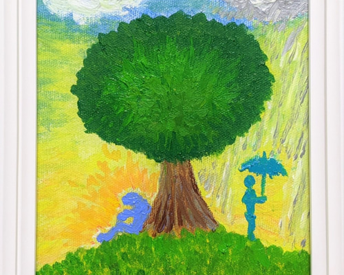 絵画作品 原画 油彩画 【夢の国】 CMI ドビュッシー「夢」 油彩画原画 絵画 yko 通販 9328548