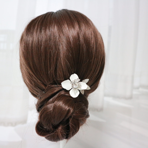 静寂の花ヘアアクセサリーセット(4点セット、バラ売り可) ヘッドドレス 