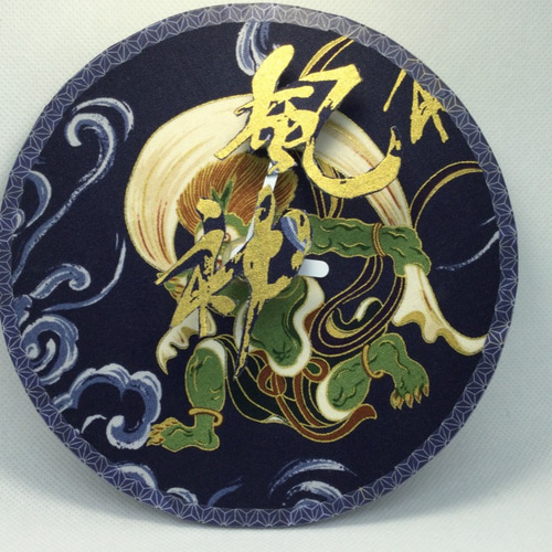 ハンドメイド　風神雷神壁掛け時計 インテリア壁掛け時計 ～風神雷神～ 掛け時計・置き時計 J style