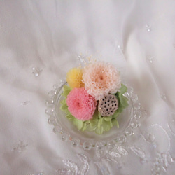 【ご依頼品】手のひらサイズの小さな仏花～ピンク～　プリザーブドフラワー 6枚目の画像