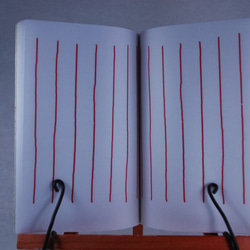 和綴じノート　木の模様 3枚目の画像