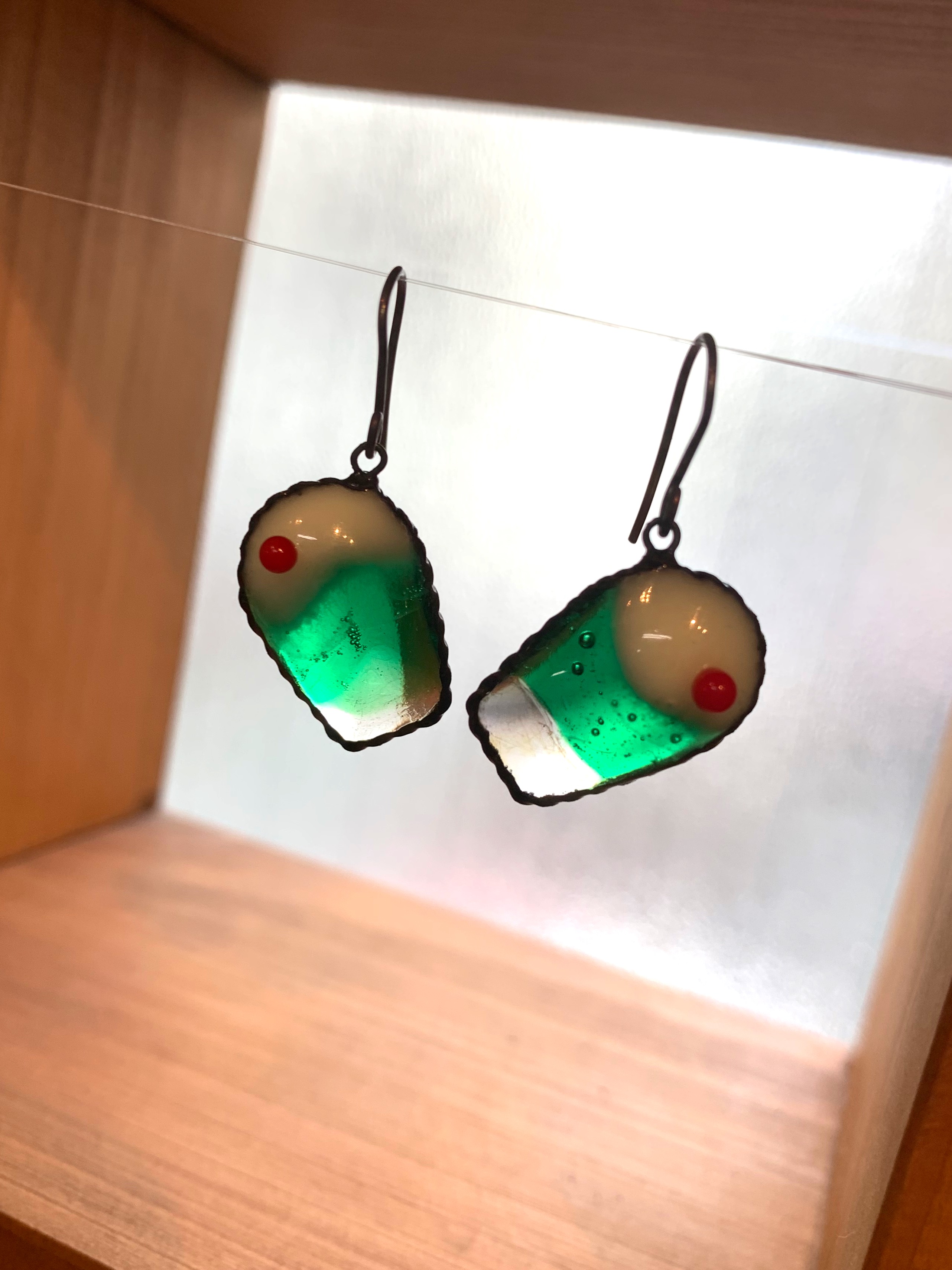 クリームソーダのピアス