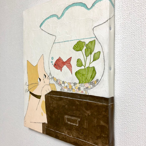 猫　イラスト　インテリア　原画 原画＊白黒猫の水彩画 - MUUUUT'S GALLERY | minne byGMOペパボ