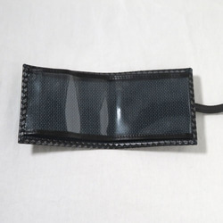 マスクケース＆携帯スプレーボトルカバー　ギフトセット　レザー　抗菌仕様　あじろ型押しレザー 8枚目の画像