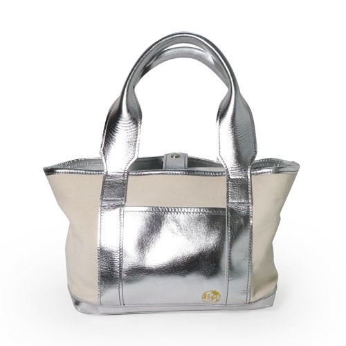 HANEANT KOBE / 【Everyトート】北欧×倉敷帆布 シルバー 帆布