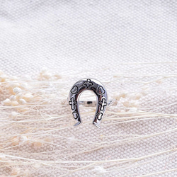 JE-R030【925純銀】馬蹄 信仰與關愛的烙印 戒指 第4張的照片