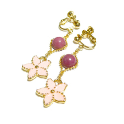 n.♡ページです♪ロードナイト他…ピアスとイヤリング計10点です♪ K18PGタンザナイト ピアス 82754－441350000