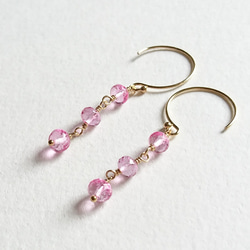 14kgf グリーンアメジストの一粒ピアス 【Creema限定】 ピアス（その他