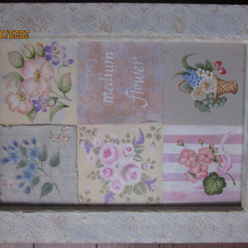 トールペイント 中型花のサンプラー その他アート だんごママその2