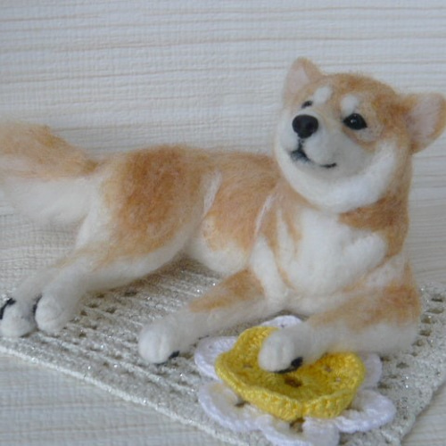 柴犬 羊毛フェルト はなちよ 通販 6097305｜Creema(クリーマ